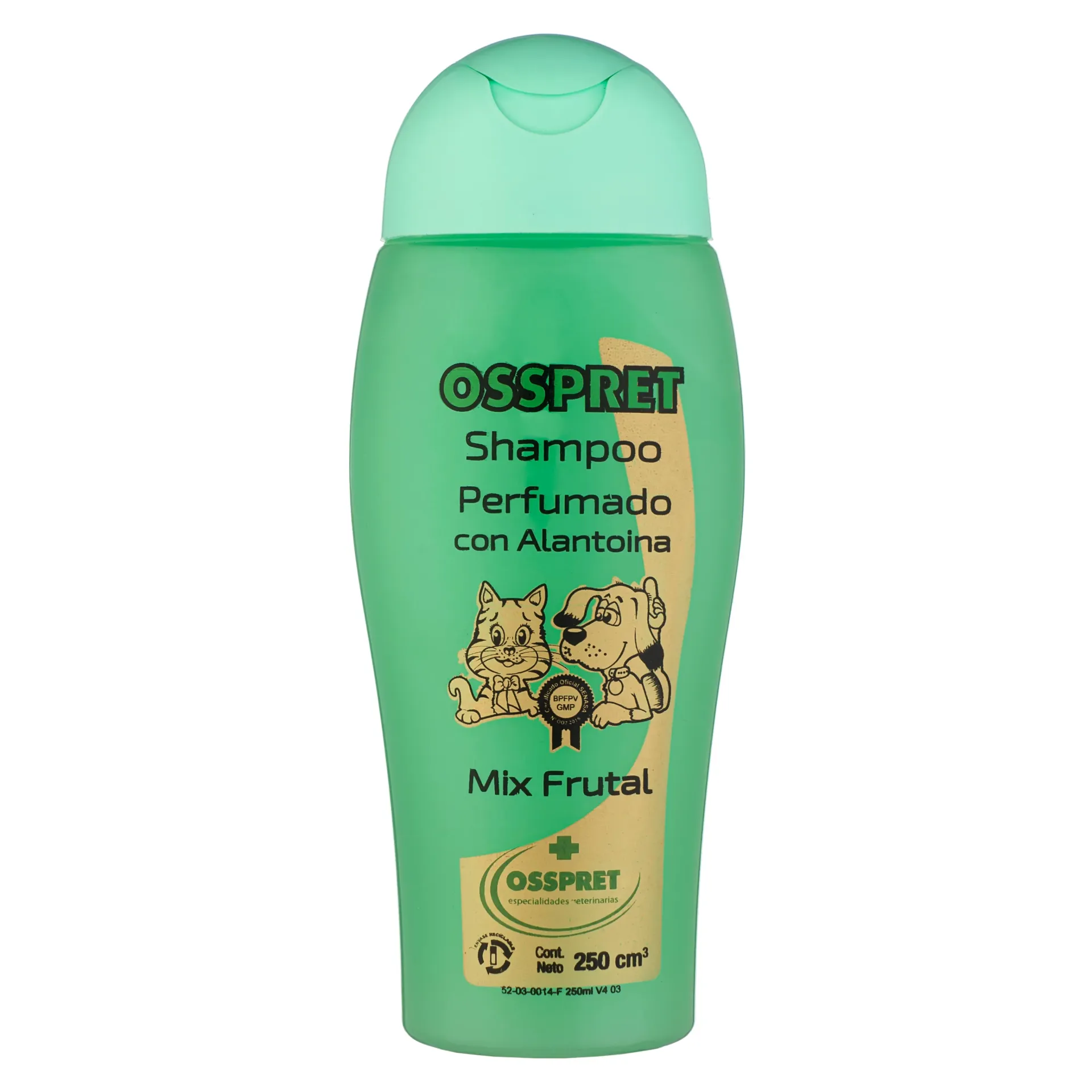 Champú Mix Frutal Perfumado C/Glicerina Perros y Gatos 