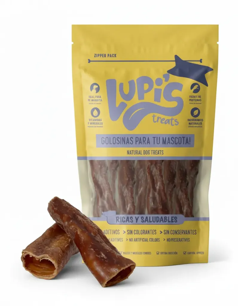 [TRS-TRF3] Traquea Forrada para Perros Natural